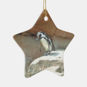 Pinguin, Wildtiere, Tiere, Wildvögel, Zoo, Sommer Keramikornament (Rechts)