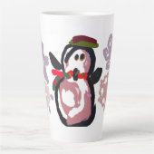 Pinguin Winter Milchtasse (Vorderseite)