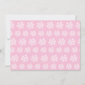 Pinguin-Winter ONEderland Geburtstags-Einladungen Einladung (Rückseite)