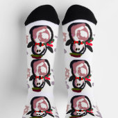 Pinguin Winter Socken (Oben)