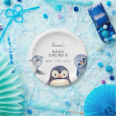 Pinguin Winter Wonderland-thematisierte Papierplat Pappteller (Party)