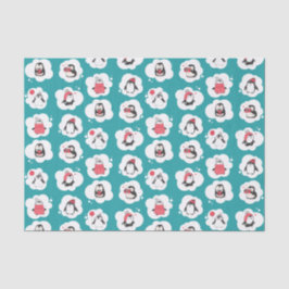 Pinguin Winterurlaub Seidenpapier