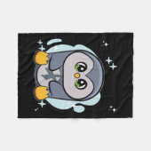 Pinguin World Dyslexie Bewusstsein Fleecedecke (Vorderseite (Horizontal))