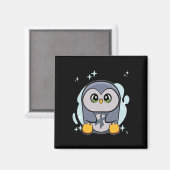 Pinguin World Dyslexie Bewusstsein Magnet (Vorderseite/Rückseite)