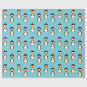 Pinguin Wrapping Paper Geschenkpapier (Flach)