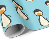 Pinguin Wrapping Paper Geschenkpapier (Rolleneckpunkt)