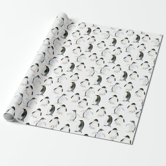Pinguin Wrapping Paper Geschenkpapier (Ungerollt)