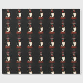 Pinguin Wrapping Paper Geschenkpapier (Flach)