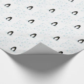 Pinguin Wrapping Paper Geschenkpapier (Ecke)