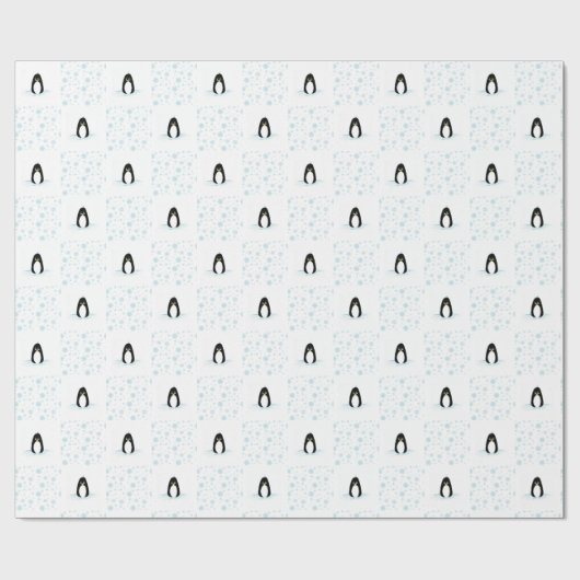 Pinguin Wrapping Paper Geschenkpapier (Flach)