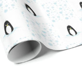 Pinguin Wrapping Paper Geschenkpapier (Rolleneckpunkt)