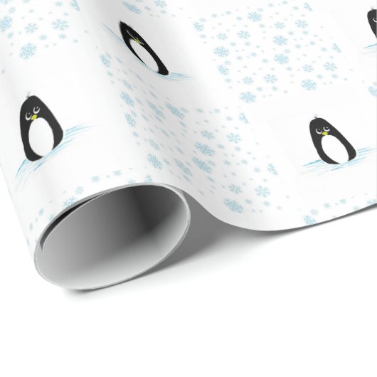 Pinguin Wrapping Paper Geschenkpapier (Rolleneckpunkt)