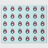 Pinguin Wrapping Paper Geschenkpapier (Flach)
