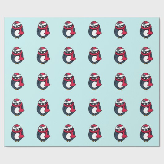 Pinguin Wrapping Paper Geschenkpapier (Flach)