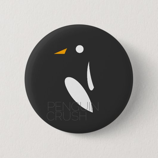 Pinguin-Zerstampfungs-Knopf Button (Vorderseite)