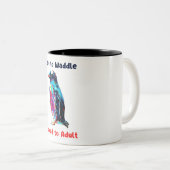 Pinguin Zweifarbige Tasse (VorderseiteRechts)