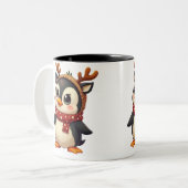 Pinguin Zweifarbige Tasse (Vorderseite Links)