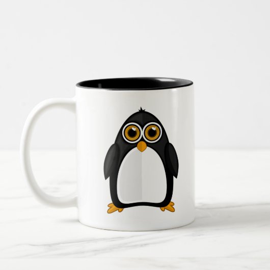 Pinguin Zweifarbige Tasse (Links)