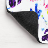 Pinguinabdrücke Mousepad (Ecke)