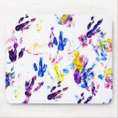 Pinguinabdrücke Mousepad (Vorne)