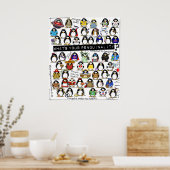 Pinguinality Poster (Küche)