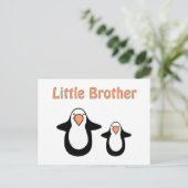 Pinguinbruder Postkarte (Stehend Vorderseite)