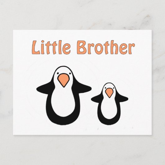 Pinguinbruder Postkarte (Vorderseite)