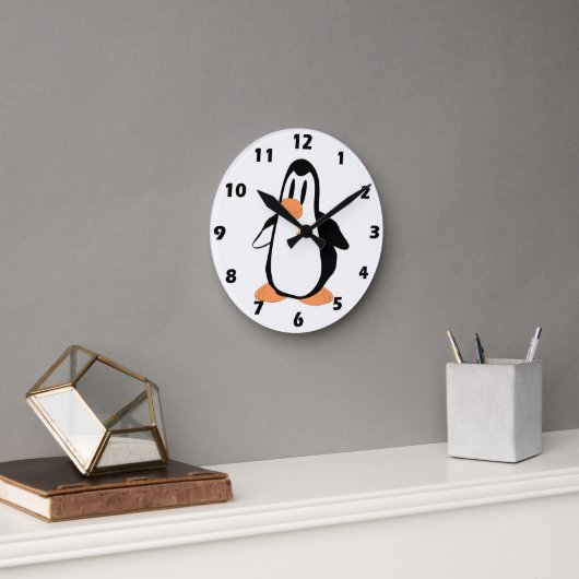 Pinguindesign Runde Wanduhr (Büro)