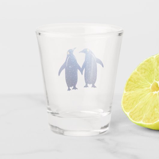 Pinguindesign-Schussglas Schnapsglas (Rückseite)
