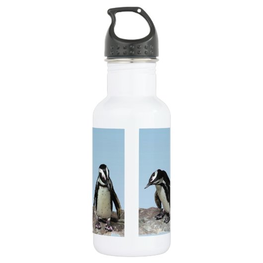 Pinguine 18oz Wasserflasche (Rückseite)