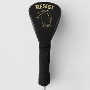 Pinguine Aktivismus Protest Vintage widerstehen Golf Headcover