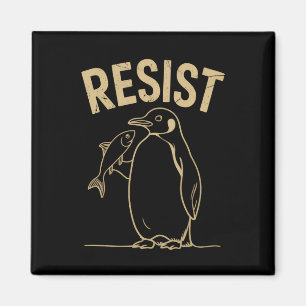 Pinguine Aktivismus Protest Vintage widerstehen Magnet