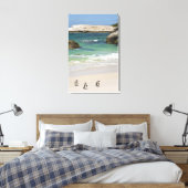 Pinguine am Boulders Beach, Simons Town, Süden 2 Leinwanddruck (Insitu (Schlafzimmer))