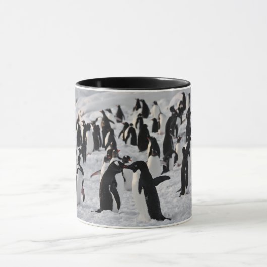 Pinguine am Spiel Tasse (Zentrum)