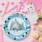 Pinguine an der Play Paper Plate Pappteller (Party)