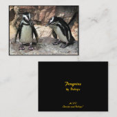 Pinguine ATC Visitenkarte (Vorne/Hinten)