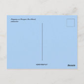 Pinguine auf der Insel Pourquoi Pas Antarktika Postkarte (Rückseite)