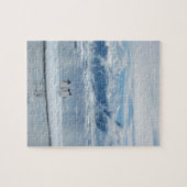 Pinguine auf einem Eisberg Puzzle (Horizontal)