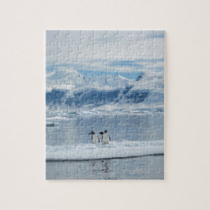 Pinguine auf einem Eisberg Puzzle