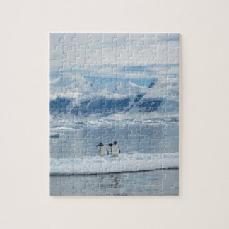 Pinguine auf einem Eisberg Puzzle