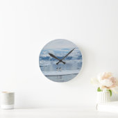 Pinguine auf einem Eisberg Runde Wanduhr (Zuhause)