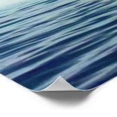 Pinguine auf Eis, drucken Poster (Ecke)