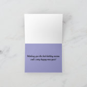 Pinguine auf Eis-Feiertags-Karten Feiertagskarte (Innenseite)