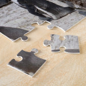 Pinguine auf Flussstein-Bucht Puzzle (Seite)