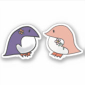 Pinguine Aufkleber (Vorderseite)