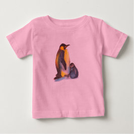 Pinguine Baby Tutu Bodysuit, rosa Baby T-shirt