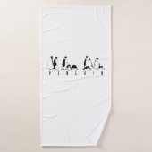 Pinguine Badehandtuch (Badehandtuch)