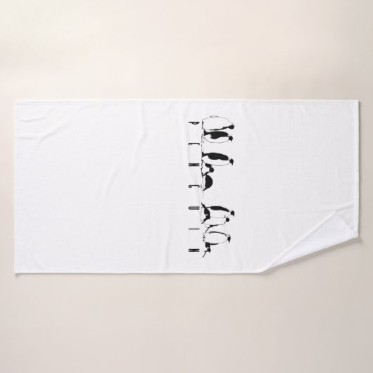 Pinguine Badehandtuch (Badehandtuch)