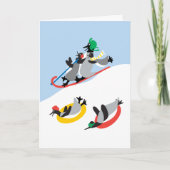 Pinguine Benutzerdefinierte Karte (Vorderseite)