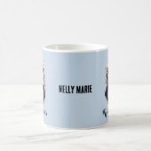 Pinguine Bilingual Mi Taza Favorita Spanisch Blue Kaffeetasse (Mittel)